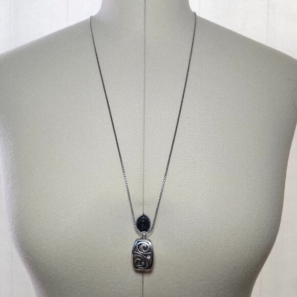 Brighton London Groove Badge Clip Pendant Necklace - Picture 6 of 6